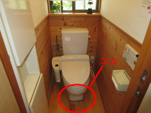 須坂市　トイレ改修工事　施工前　写真