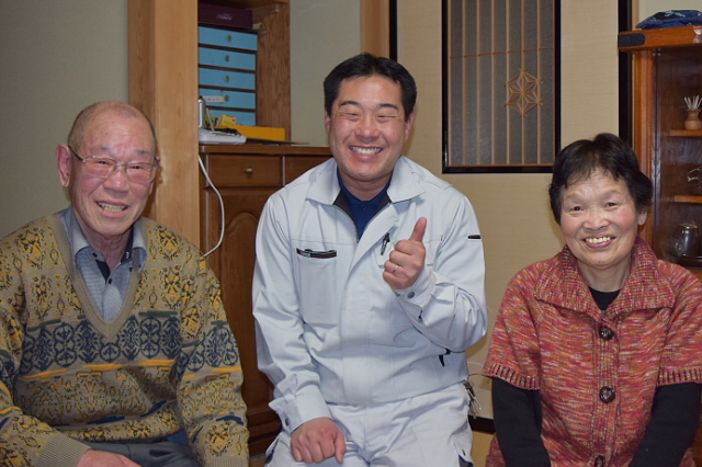 「工事が終わって、これで一緒にお茶を飲めなくなると思うと、寂しかったけどね（笑）。」